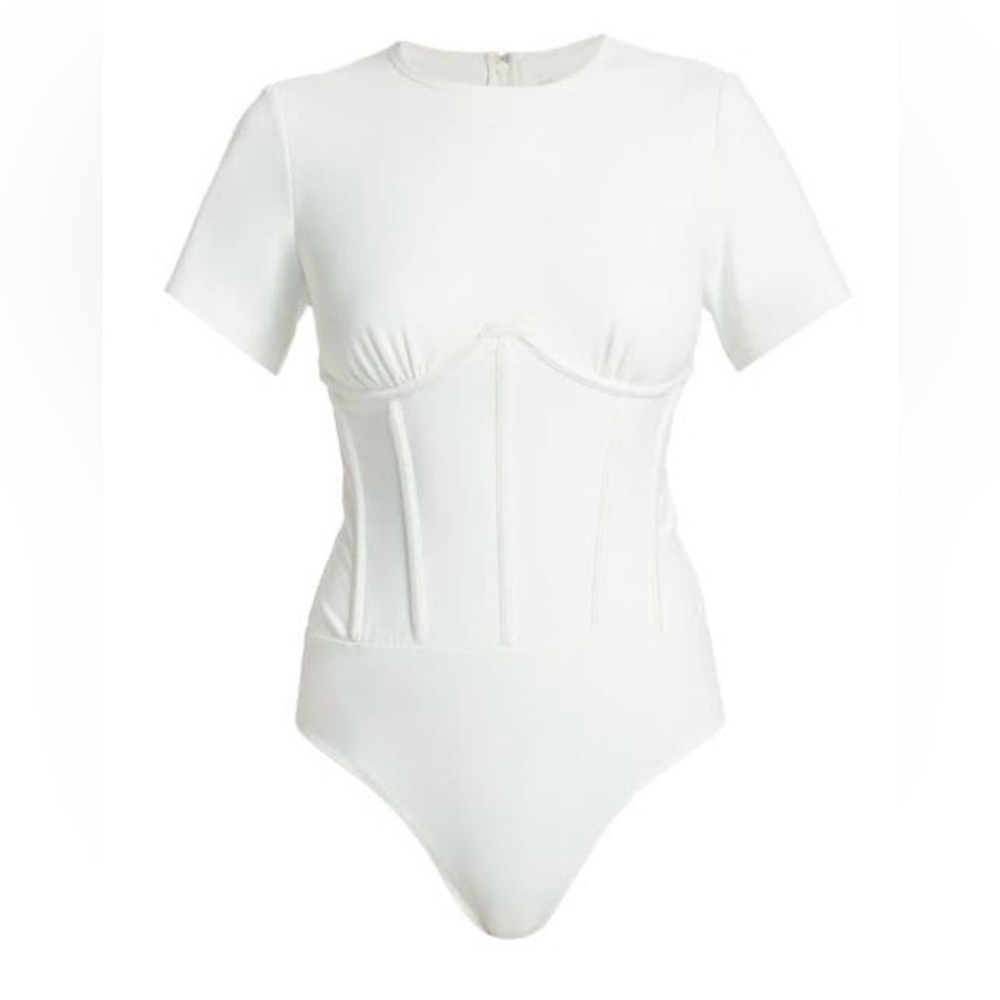 Cami NYC Cream Xenia Corset Bodysuit - Picture 2 of 7
